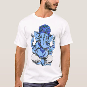 T-shirt ganesh bleu