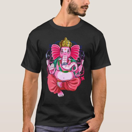 T-shirt Ganesh Chaturthi Day Ganpatio Deity (Devant)