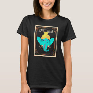 T-shirt Ganesh Chaturthi Hindouisme Prospérité Bonne fortu