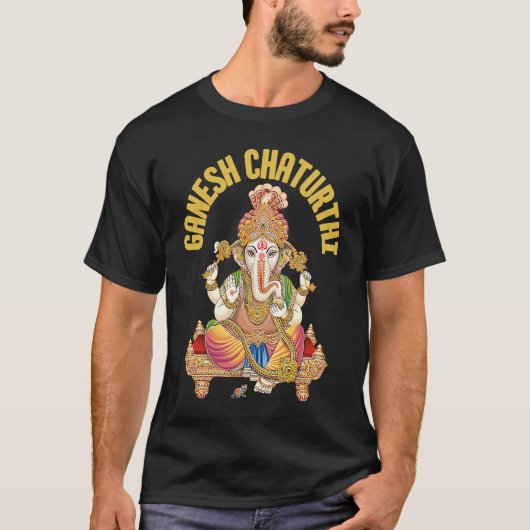 T-shirt Ganesh Chaturthi  Hinduism Elephant God (Devant)