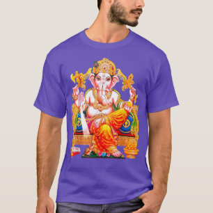 T-shirt Ganesh Elephant Hindou Dieu Ganesha Yoga Spirituel