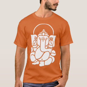 T-shirt Ganesh Ganesa Ganapati Elephant 3 blanc