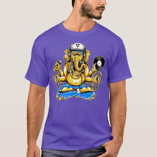 T-shirt Ganesha Avec Instruments De Musique
