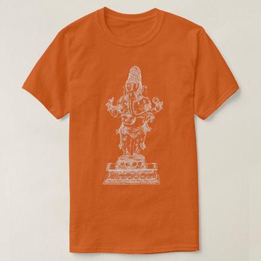 T-shirt Ganesha Ganesh Hindu Dieu hindouiste Inde (Design devant)
