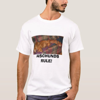 T-shirt gang1a, RÈGLE de DASCHUNDS !