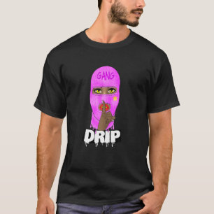 T-shirt Gang Drip Trendy Urban Rap Hip hop Femmes