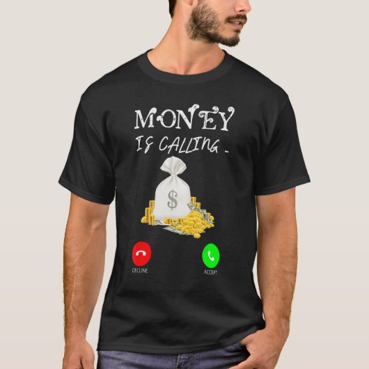 T-shirt Gang Ster Appelant L'argent (Devant)