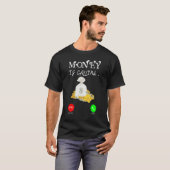 T-shirt Gang Ster Appelant L'argent (Devant entier)
