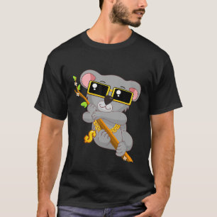 T-shirt Gangsta Koala Cool Bear Bling Bling Musique Hip Ho