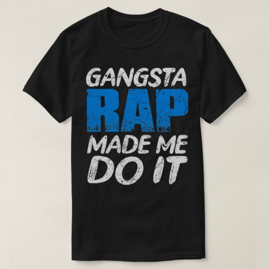 T-shirt Gangsta Rap (Design devant)