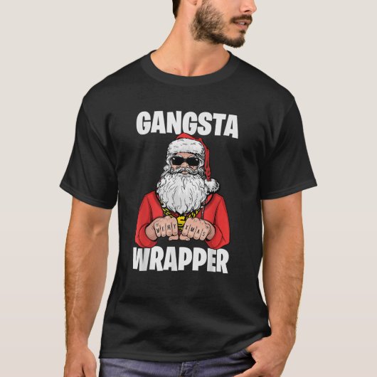 T-shirt Gangsta Wrapper (Devant)