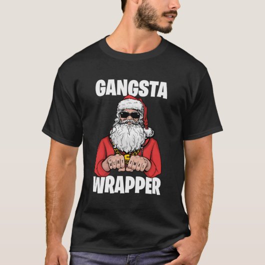 T-shirt Gangsta Wrapper (Devant)