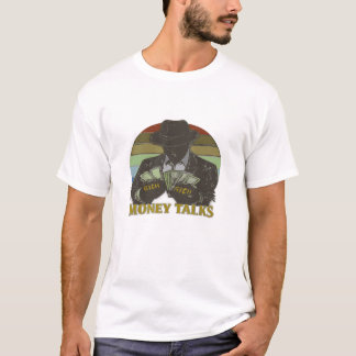 T-shirt Gangster comptant de l'argent