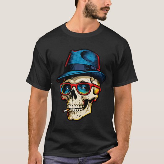 T-shirt Gangster Skully (Devant)