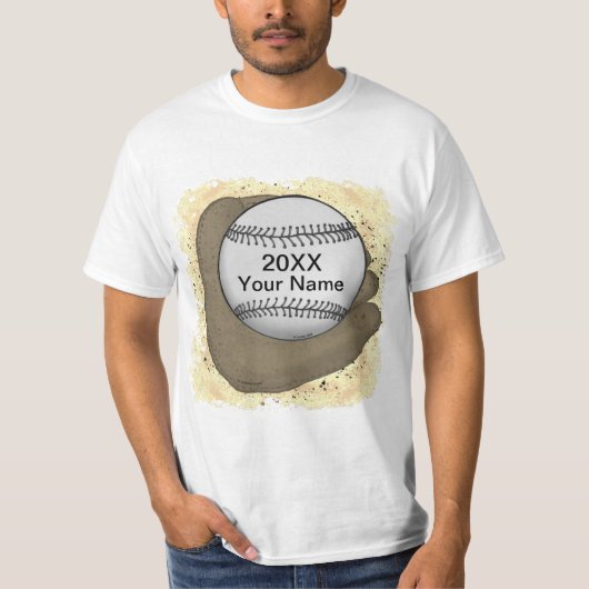 T-shirt Gant de baseball (Devant)