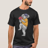 T-shirt Gant de baseball de Koala (Devant)