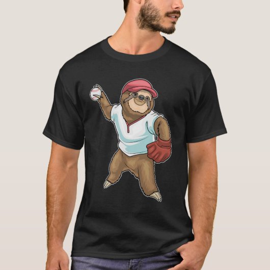 T-shirt Gant de baseball Sloth (Devant)