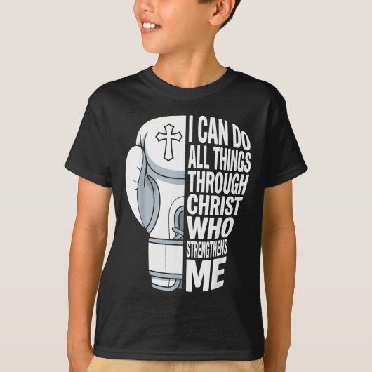 T-shirt Gant de boxe chrétien Philippiens (Devant)