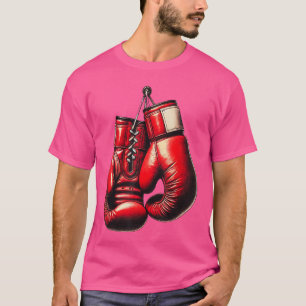 T-shirt Gants Boing Rouge Boing Sport Boer Kickboing cadea