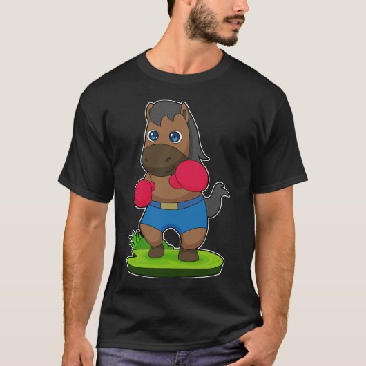 T-shirt Gants de boîte à cheval (Devant)