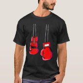 T-shirt Gants De Boxe cool Pour Boxer Combattez Hommes Fem (Devant)