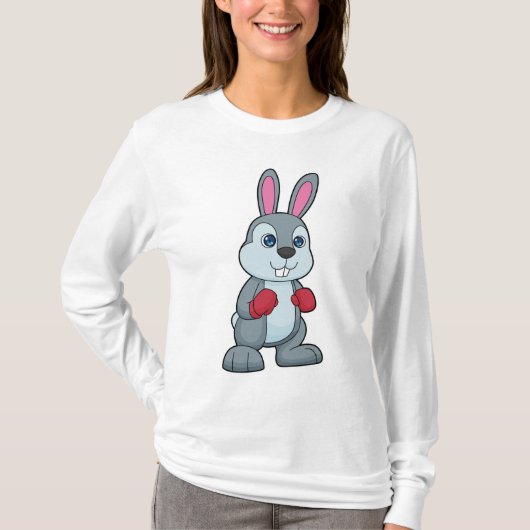 T-shirt Gants de boxe de boxe de lapin (Devant)