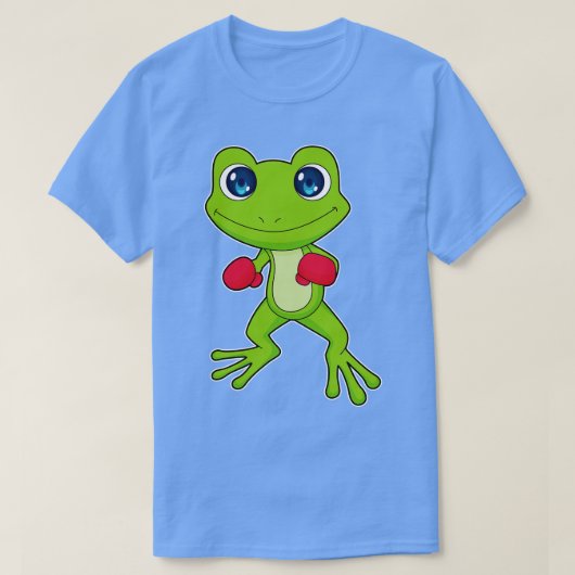 T-shirt Gants de boxe de grenouille (Design devant)