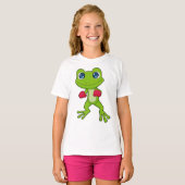 T-shirt Gants de boxe de grenouille (Devant entier)