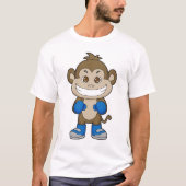 T-shirt Gants de boxe de singe (Devant)