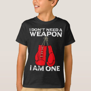 T-shirt Gants de boxe Je n'ai pas besoin d'un combat de bo