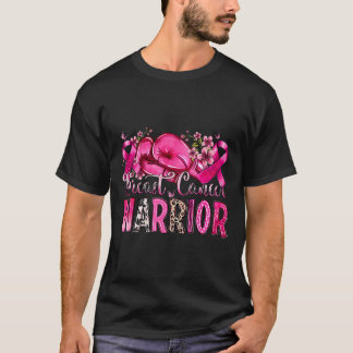 T-shirt Gants de boxe Pink Ribbon Cancer du sein guerrier