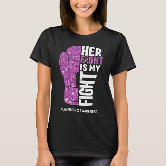 T-shirt Gants de boxe Warrior Alzheimer (Devant)