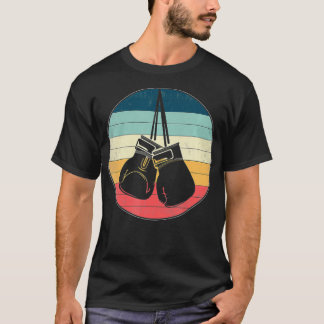 T-shirt Gants de combat rétro Boing Sports Entraîneur Boer