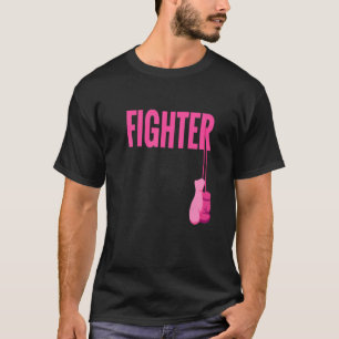 T-shirt Gants en boîte rose Lutte de sensibilisation au ca