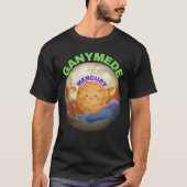 T-shirt Ganymede vs Mercury Size Comparison | Funny Space (Devant)