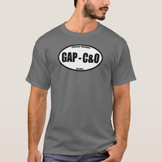 T-shirt GAP - C&O Towpath Oval (Devant)