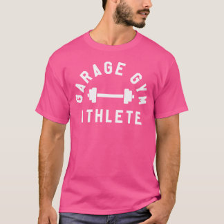 T-shirt Garage Accueil Salle De Sport Athlète Barbell Pour