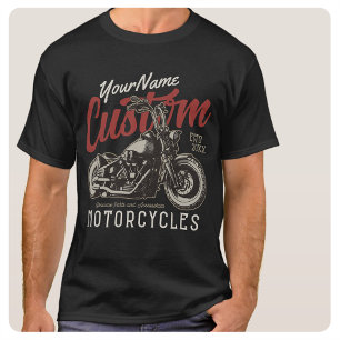 T-shirt Garage de moto Rebel Cruiser Personnalisé