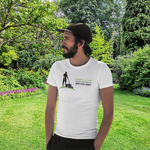 T-shirt Garage de pelouse Aménagement de l'herbe coupe T-s