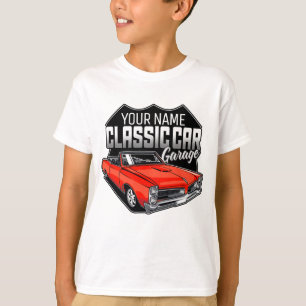T-shirt Garage de voiture classique convertible personnali