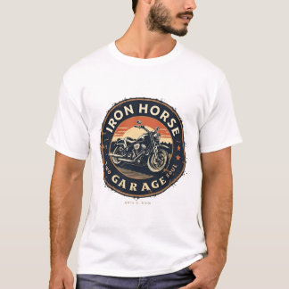 T-shirt Garage Iron Horse
