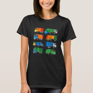 T-shirt Garbage Camion Déchets Costume de séparation Enfan