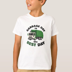 T-shirt Garbage Day est le meilleur jour pour les enfants