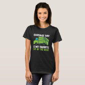 T-shirt Garbage Day Kids & Toddler Recyclage des ordures (Devant entier)