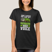 T-shirt Garbage Man Voice Trash Waste Separation Garbage T (Devant)