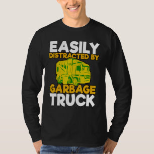 T-shirt Garbage Smiling Camion Garçon Meilleur jour de rec