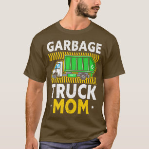 T-shirt Garbage Truck Maman Gestion des déchets Recyclage 