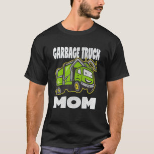 T-shirt Garbage Truck Maman Vintage Moms Monster Trucs Mot