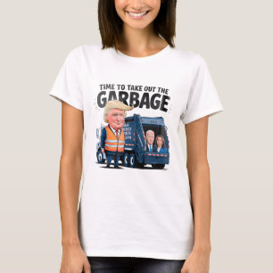 T-shirt Garbyge Pour Trump 2024 Drôle Temps Pour Sortir Ga