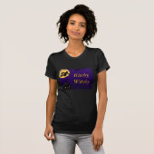 T-shirt garce vintage de Witchy Halloween (Devant entier)